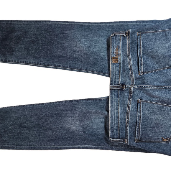 Kut from the Kloth Jeans Womens 6 Blue Denim Distressed Dark Wash Casual Pants - Picture 9 of 9